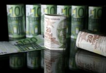 Lira turke dobëson euron